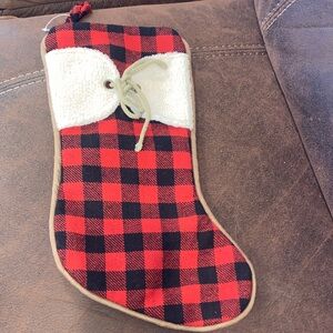 Red and Black Plaid Christmas Stocking